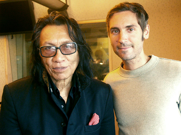 Rodriguez and filmmaker Malik Bendjelloul