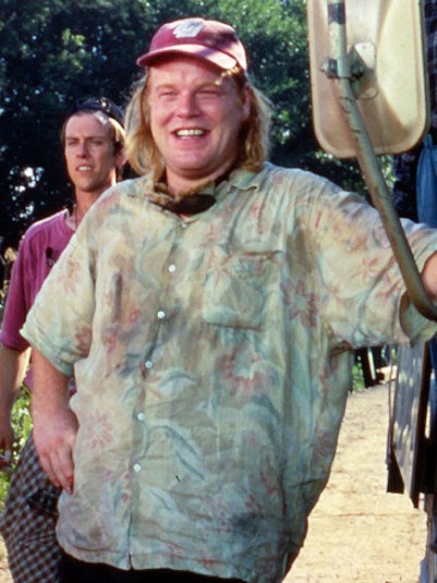 Philip Seymour Hoffman as Dusty in TWISTER.