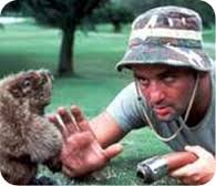 Bill Murray and the gopher have issues.