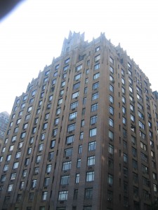 Spook Central: the Ghostbusters buildings on Central Park West.