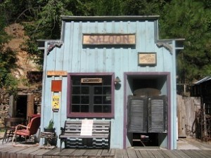 Ray Grider spends much of his time at the town's saloon.