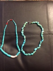 Turquoise is often used as a talisman to protect against the Chindi.