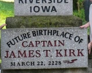 Riverside, Iowa: Future Birthplace Of James T. Kirk